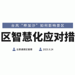 台风“桦加沙”如何影响景区？智慧景区该如何应对？缩略图